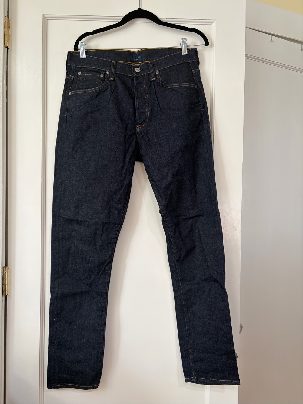 Citizens Of Humanity Slim Straight Dark Indigo Jeans